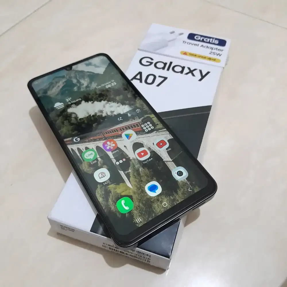 Samsung A07 4/128 GB Black Resmi Mulus / Samsung A07 4/128 Garansi On