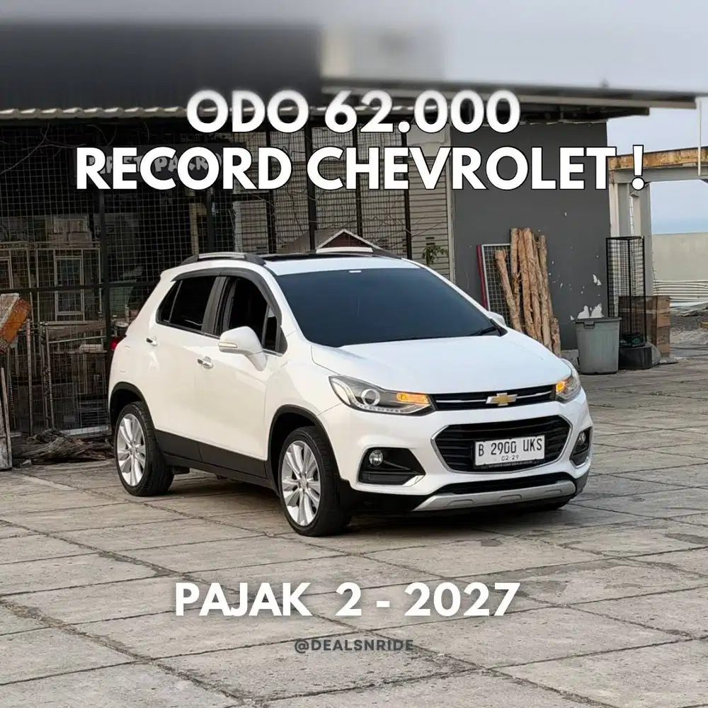 ODO 62.000 ANTIKK !! PAJAK 2/2027 CHEVROLET TRAX PREMIER 2018 MURAH