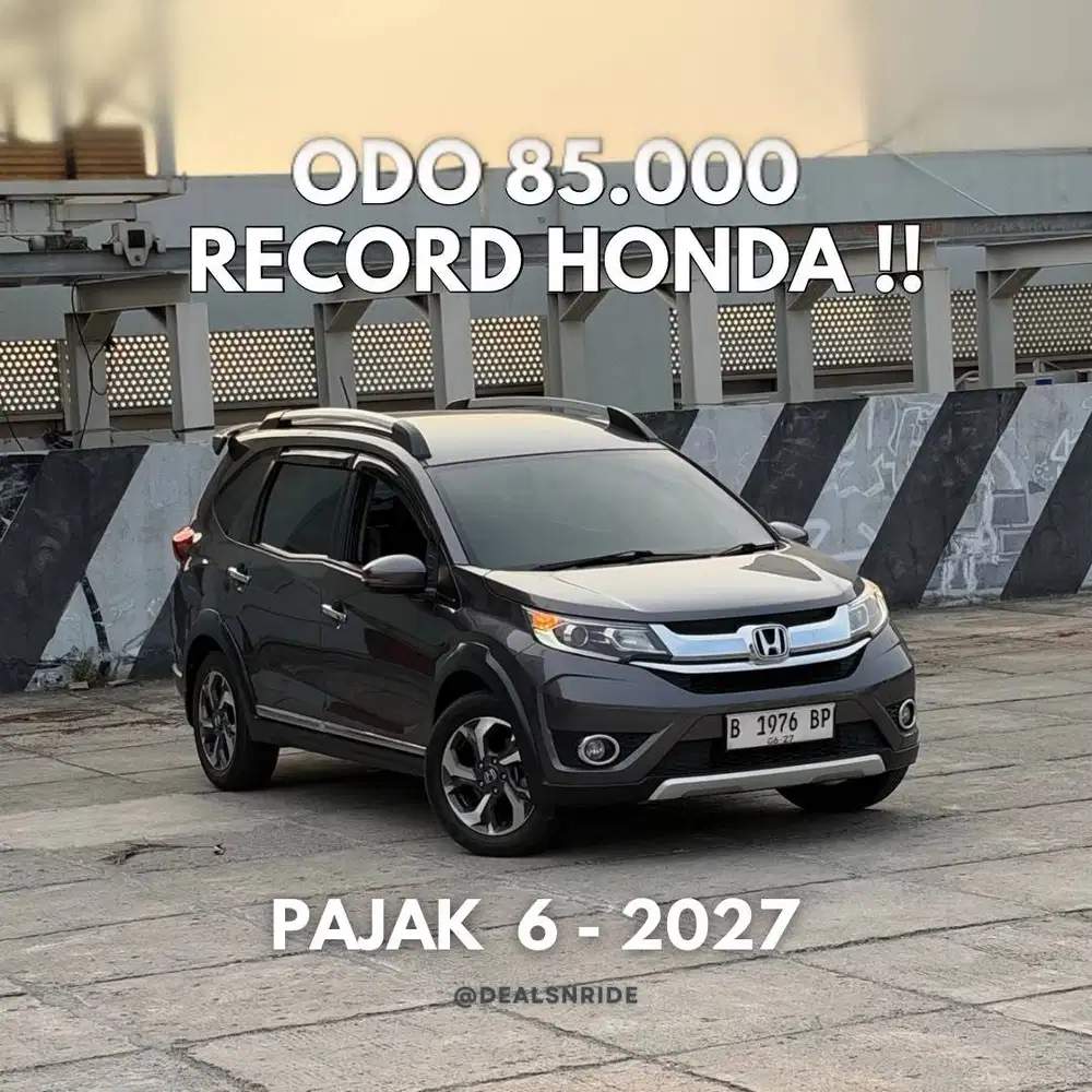 ODO 85.000 ANTIKK !! PAJAK 6/2027 HONDA BRV E CVT 2017 MURAH AJA