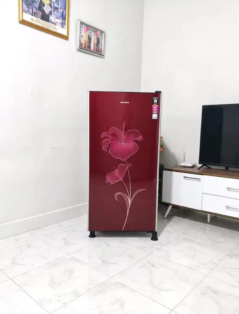 Jual kulkas polytron belleza merah murah