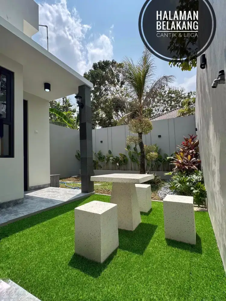 Rumah Elegan Modern Minimalis LT 136 m² barat Pasar Godean