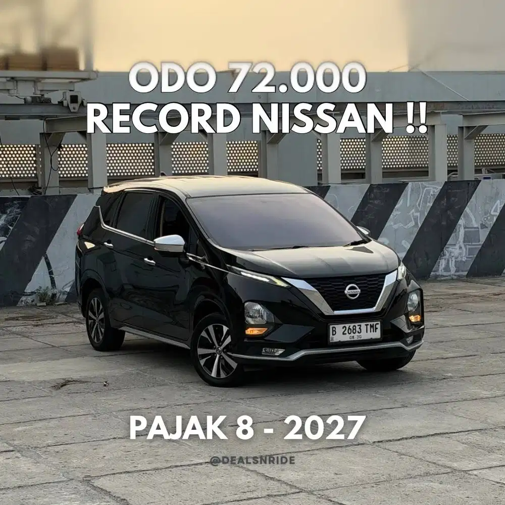 ODO 72.000 ANTIKK !! PAJAK 8/2027 NISSAN LIVINA VL AT 2019 MURAH AJA