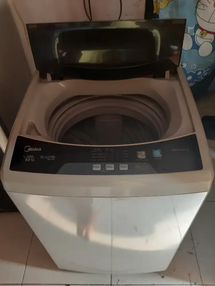 Mesin cuci midea 1 tabung otomatis 8 kg