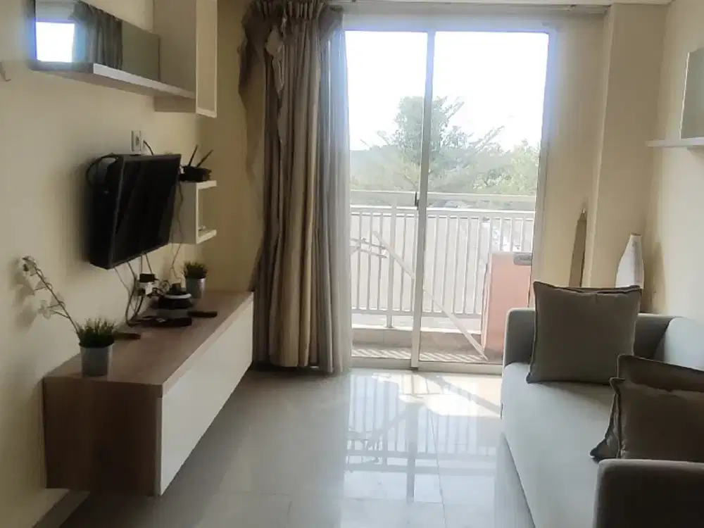 Apartemen Trivium Terrace Tower Suite Lantai Rendah 2BR Furnish