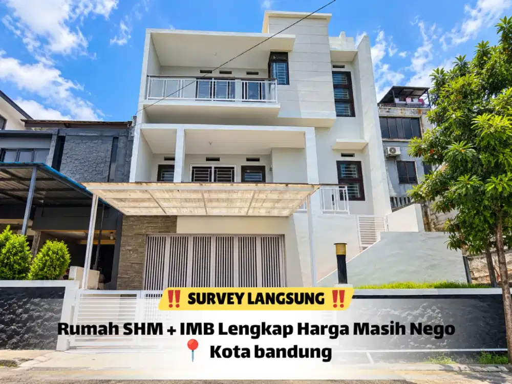 Dijual Rumah 3 Lantai Pasir Impun, Rp1,5 M Nego!
