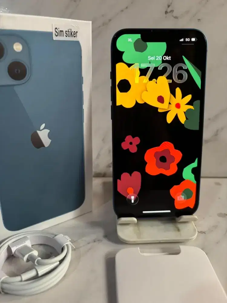 Iphone 13 128gb blue inter all operator  nominus, fulset likenew