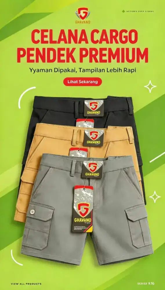 Celana Cargo pendek