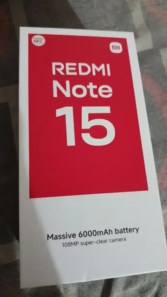 Xiomi note 15 RM 8
