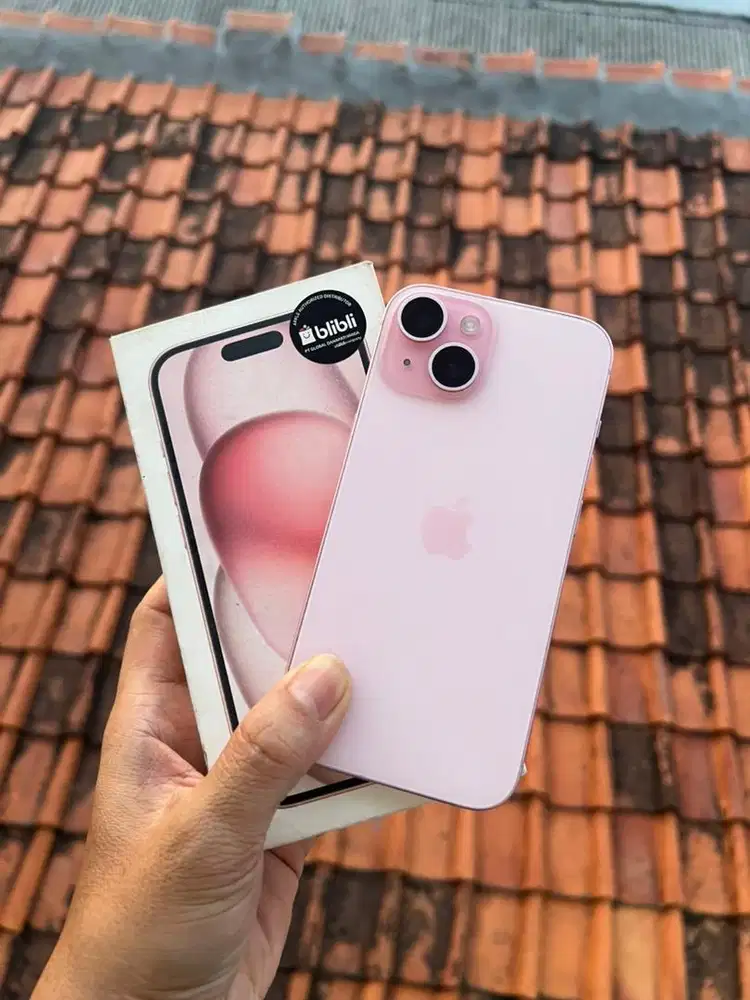 IPHONE 15 128GB RESMI BH 88% FULL ORI