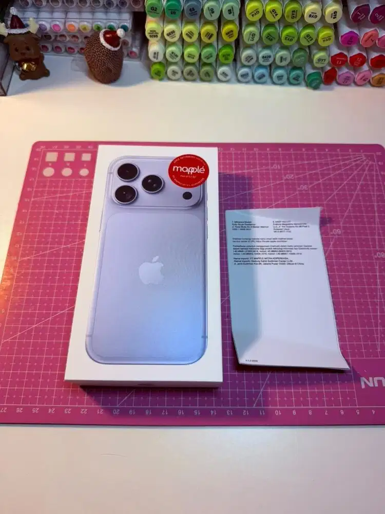 Iphone 18 Pro 256gb Warna Glacier Blue Kondisi Baru segel