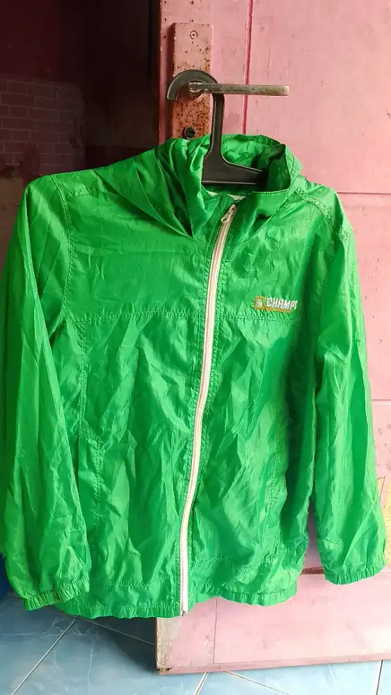 Jaket parasut Anti air Mulus size L original miyanmar