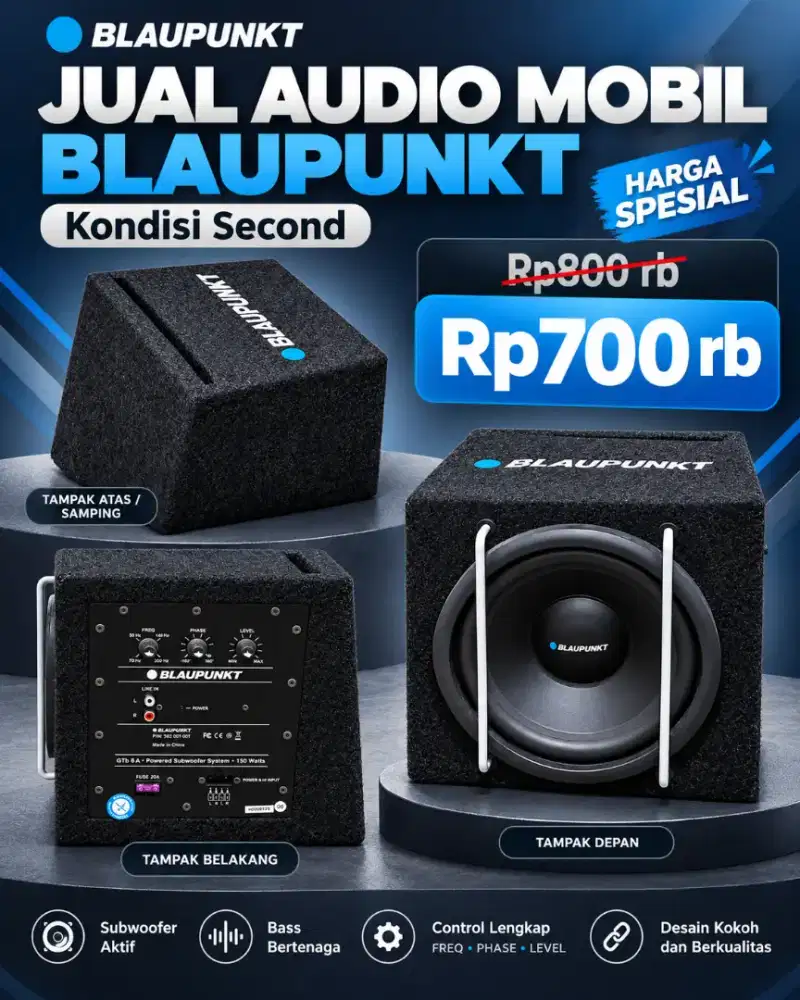 Jual Audio Bass Blaupunkt