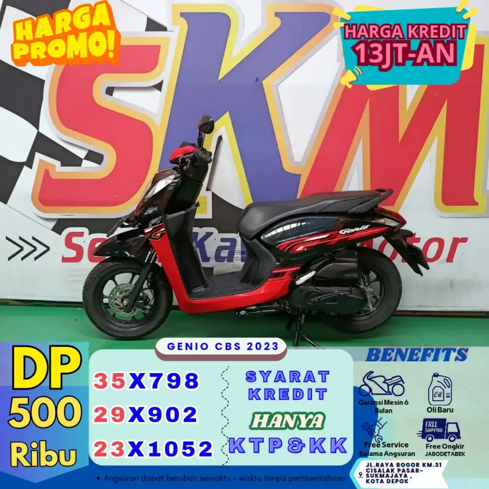 Proses 1hari genio 2023 dp cuma 500rb ajah