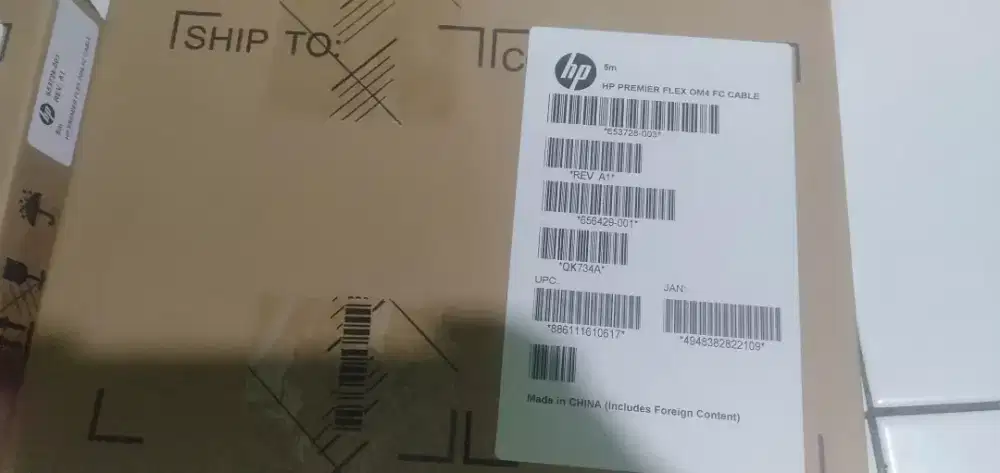 Serat optik server HP Premier Flex OM4 FC Optic Cable 5M