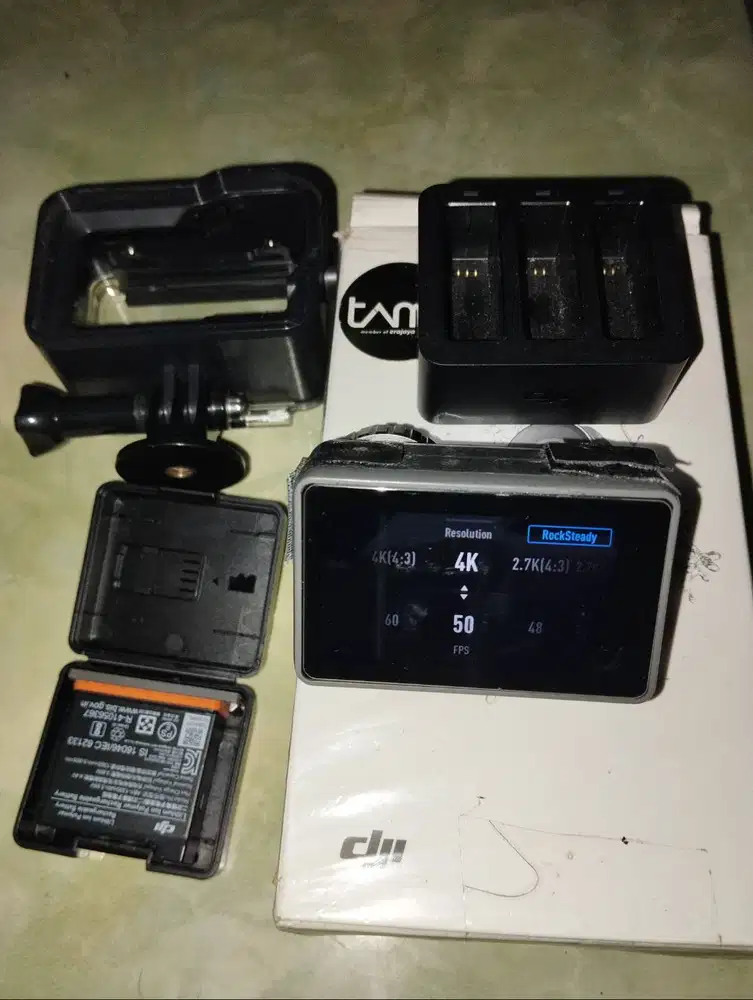 Kamera aksi action DJI OSMO ACTION 1 4K60,50,30 fpshasil video jernih