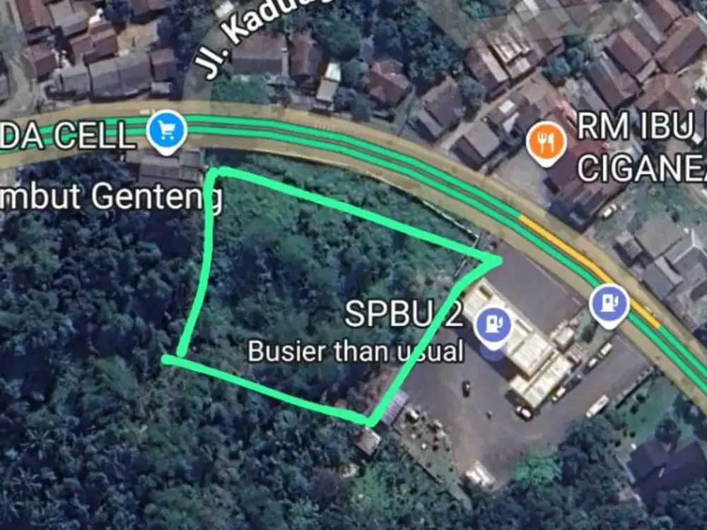 Dijual Tanah Komersial Strategis di Jalan Raya Rangkasbitung
