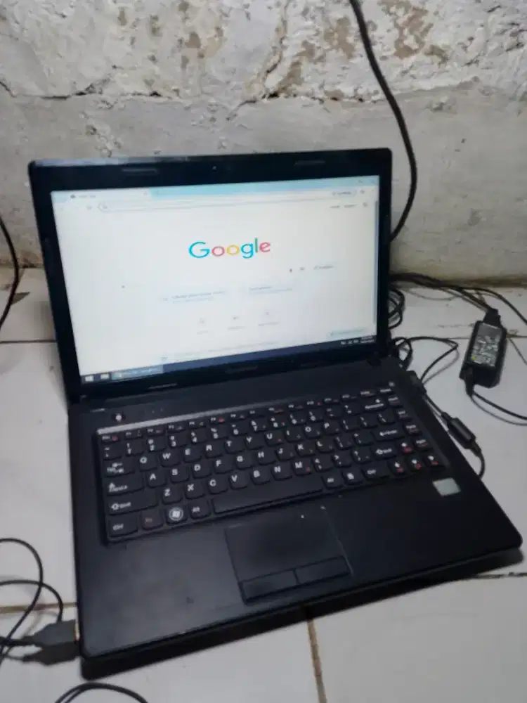 Jual laptop Lenovo G475 normal jaya minus harus sambil dicas.