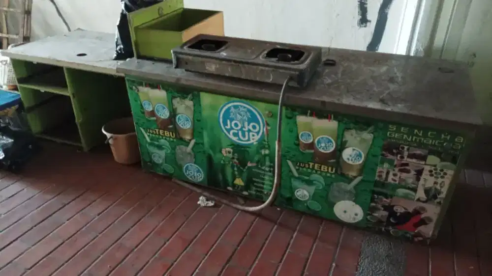 Rombong counter bekas panjang 2 meteran