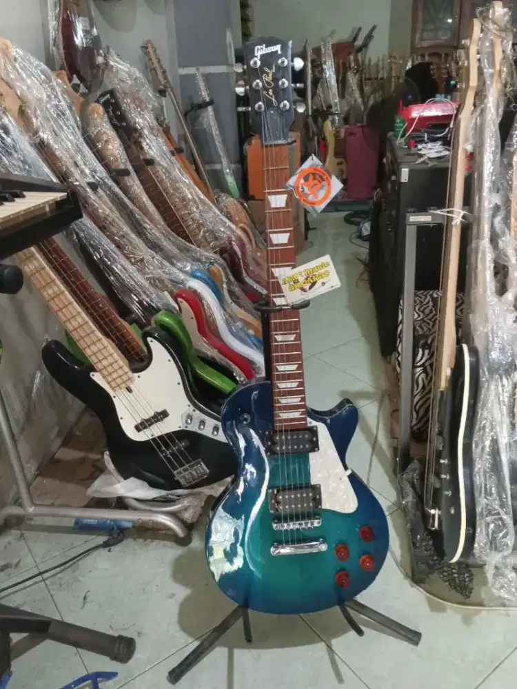 Gitar Les paul Blue green LP