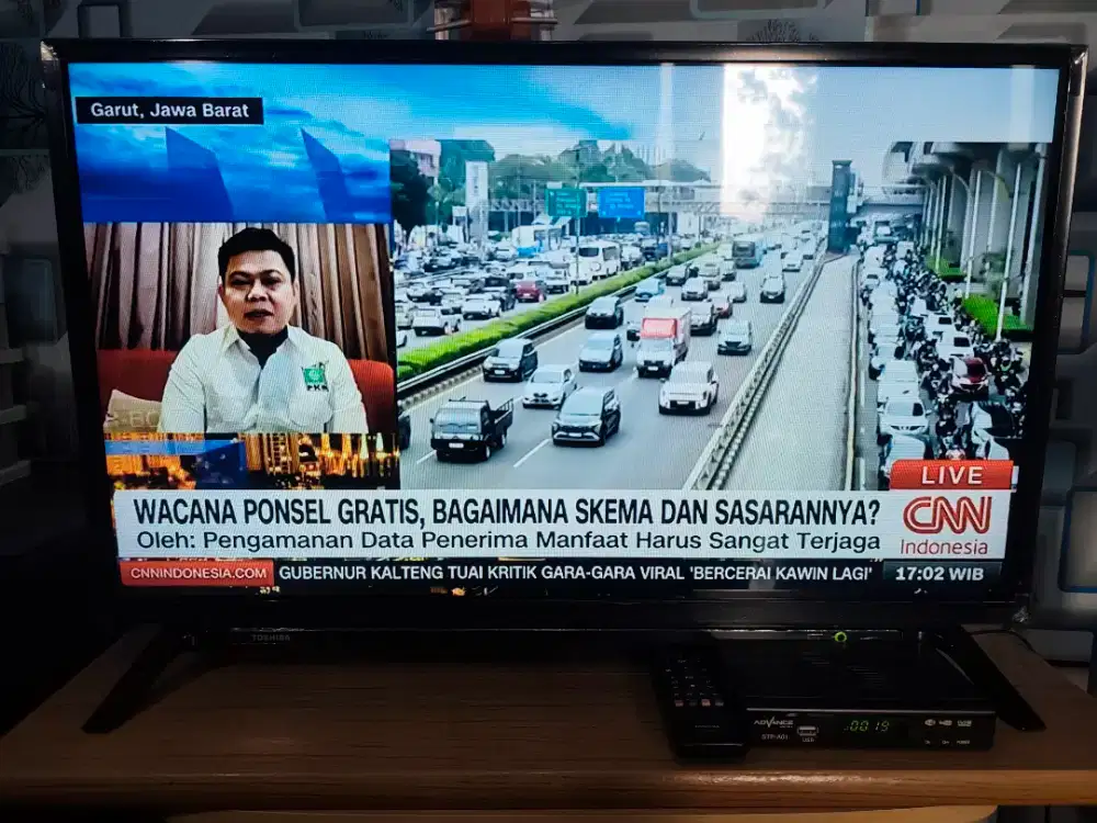 Tv Toshiba 32 inch super mulus tinggal pakai
