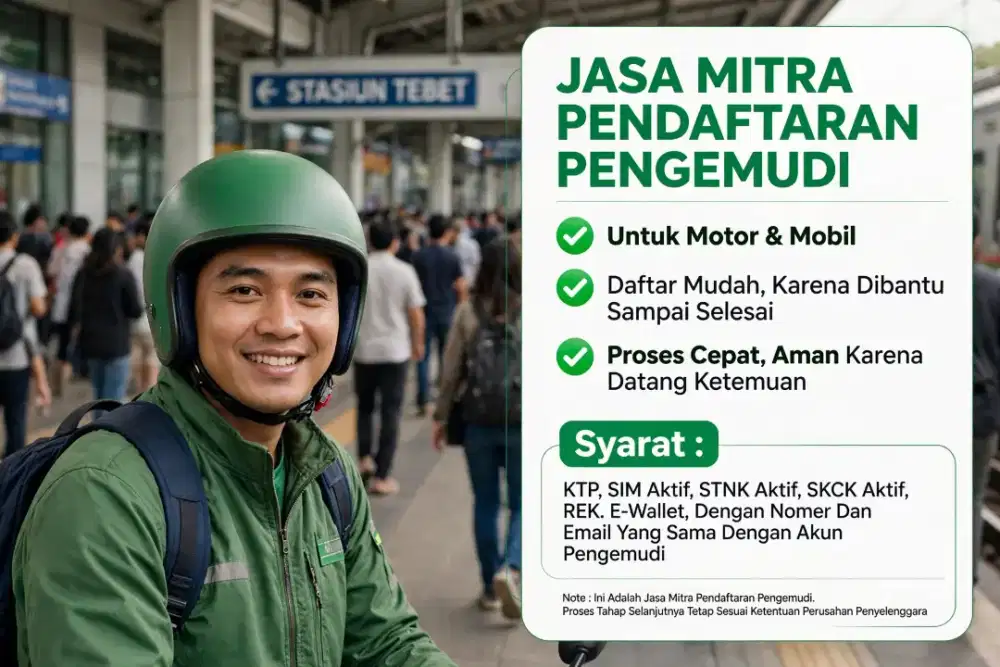 Jasa Mitra Pendaftaran Pengemudi