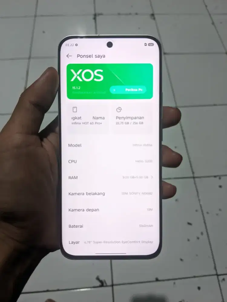 Infinix Hot 60 Pro Plus 8+8/256GB Fullset