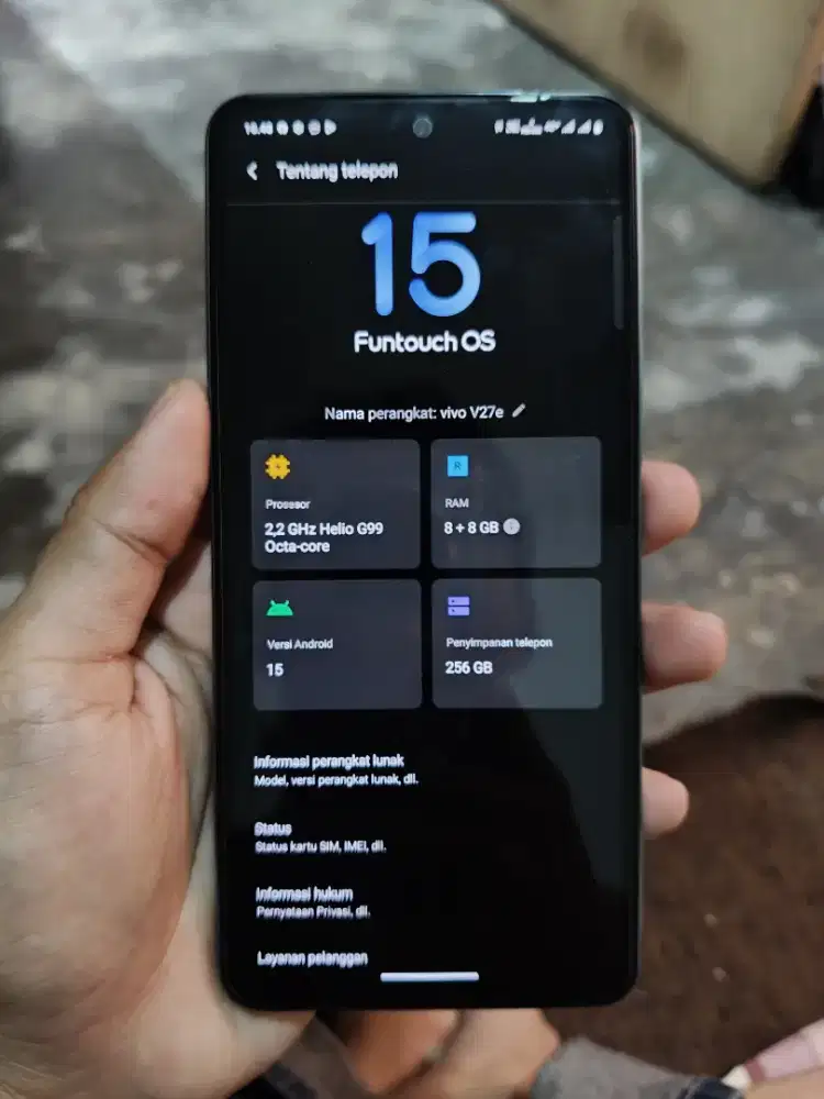 Vivo V27E 8+8/256GB HP + Casan Ori 80 Watt