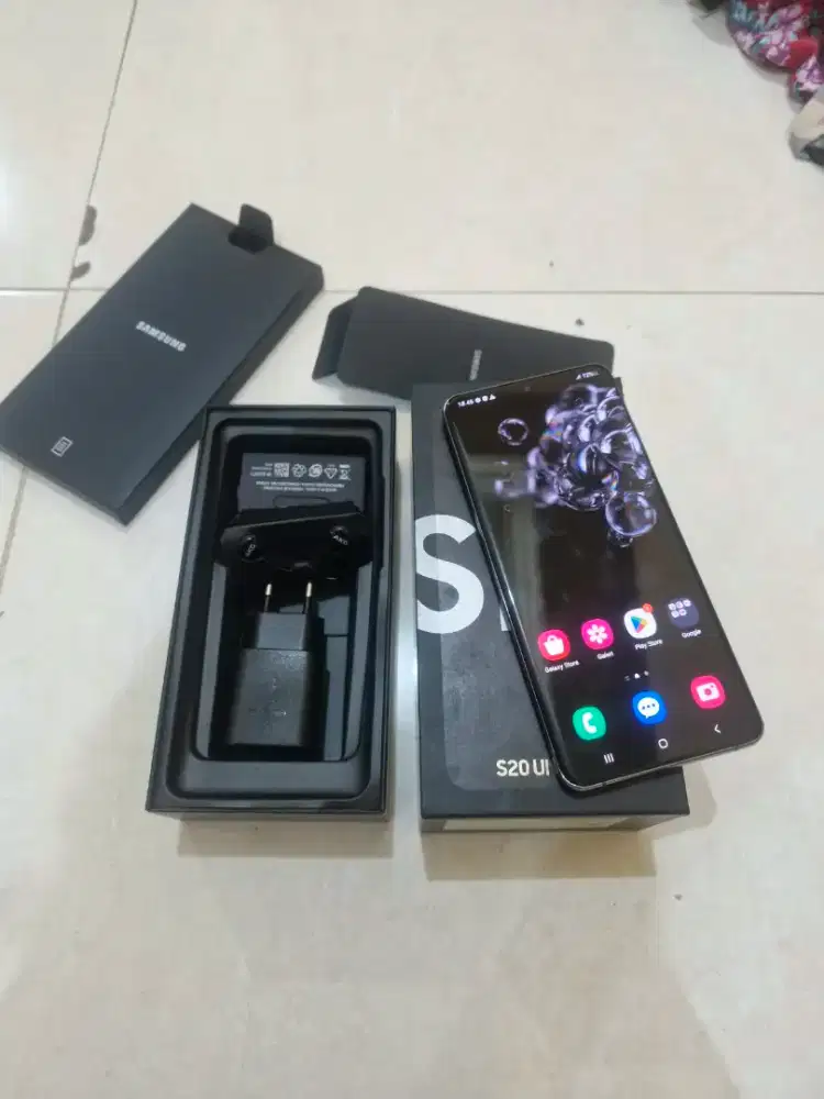 Samsung S20 Ultra 12/128 Sein fullset mlusss 98%, lancar jyaa no ken