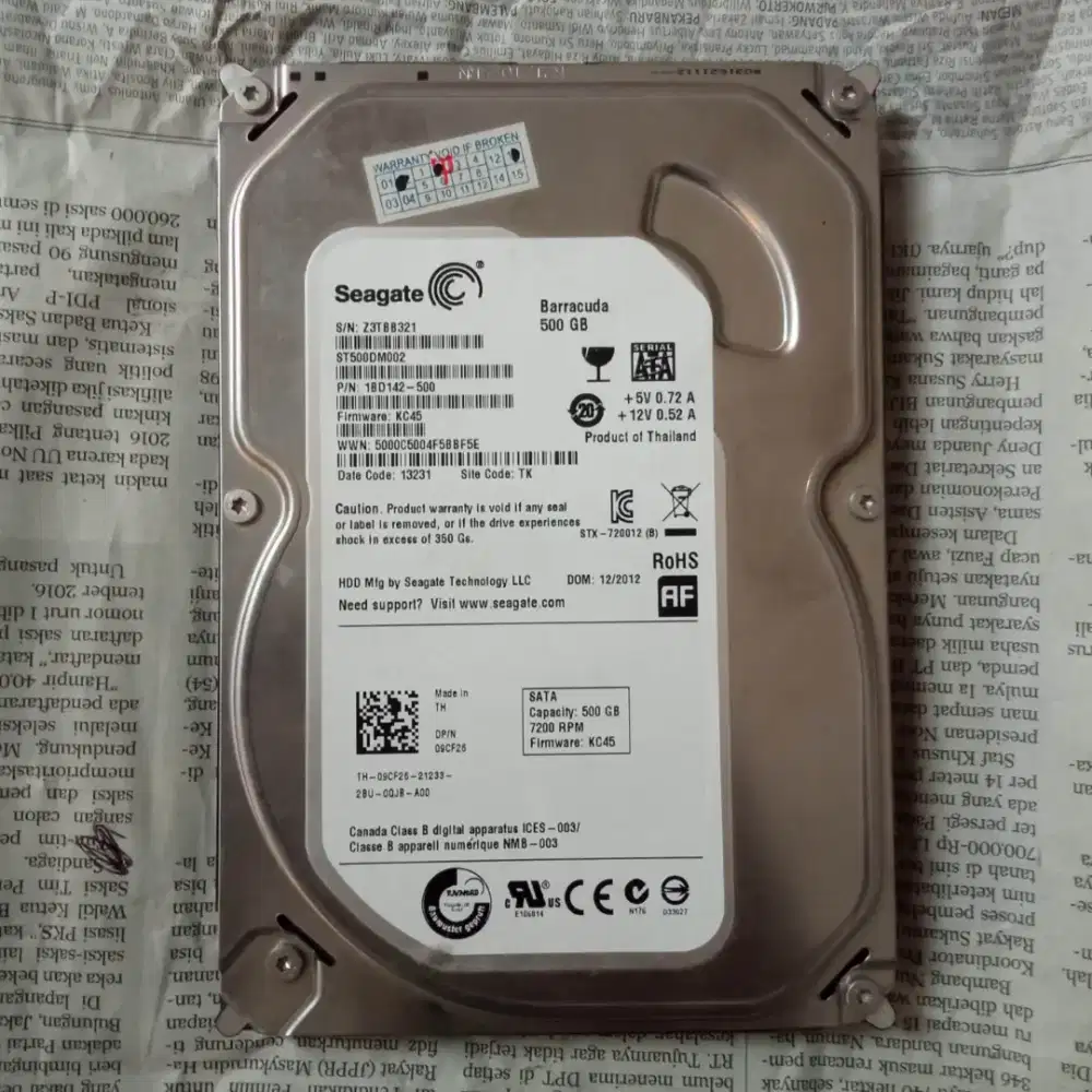 HDD Seagate slim 500GB SATA3 Joss 100%