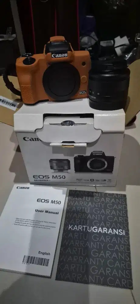 Canon eos m50 dijamin masih kyk baru