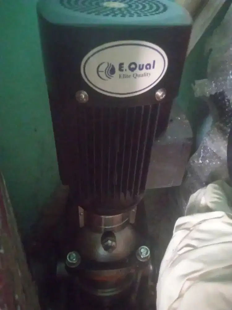 Sistem Pompa Duplex Vertical E.Qual 1.5kW (2 Unit) + Panel Kontrol
