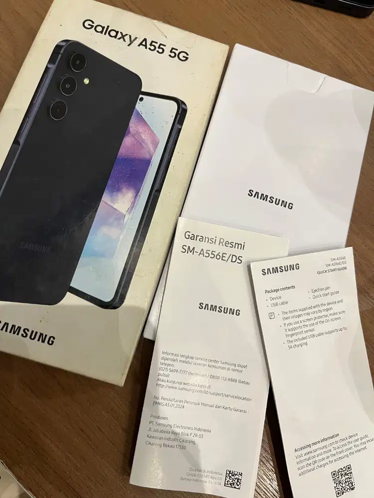 SAMSUNG GALAXY A55 5G RESMI RAM 12/256 GB NAVY