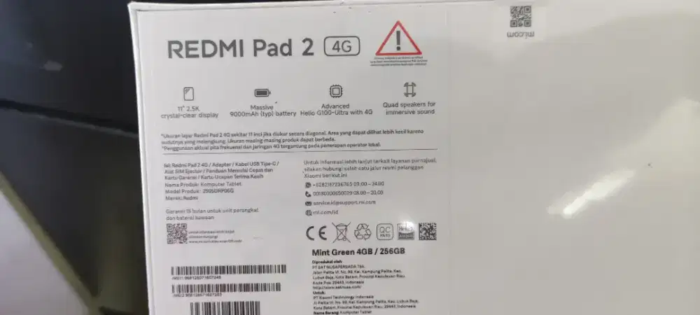 Xiaomi Redmi Pad 2 Ram 4+4/256Gb New