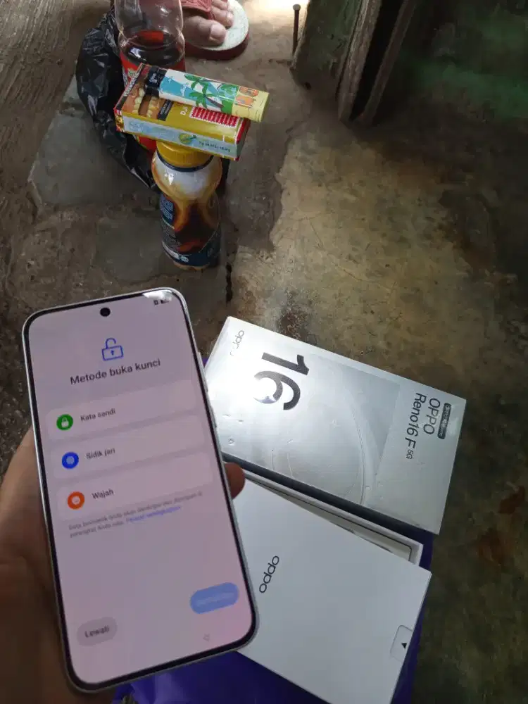 Oppo Reno 16f 8/256 garansi resmi new segel box
