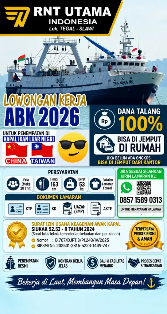 Loker resmi kapal luar negri