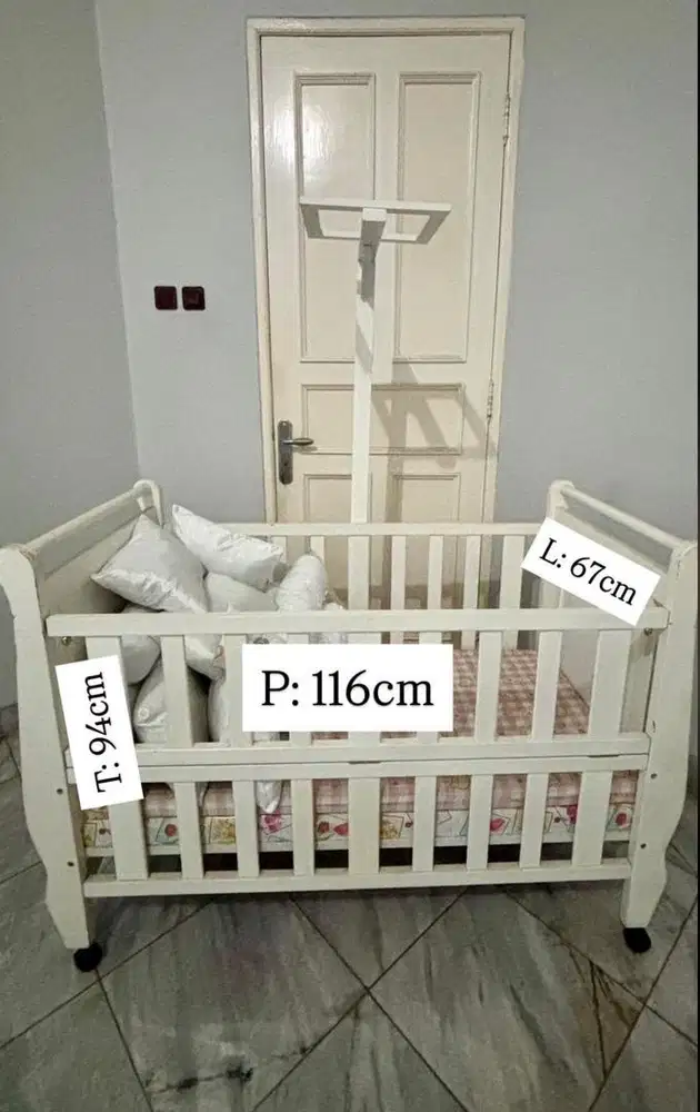 Kasur bayi kayu box bayi ranjang bayi