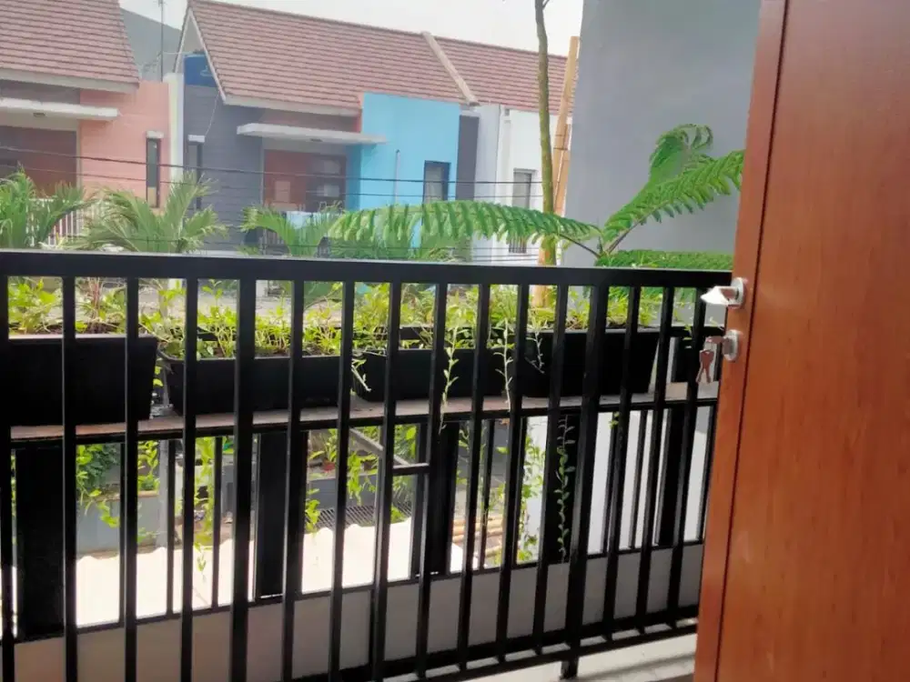 DIJUAL RUMAH FULL RENOV & SEMI FURNISHED DI CLUSTER HARMONI HARAPAN INDAH BEKASI