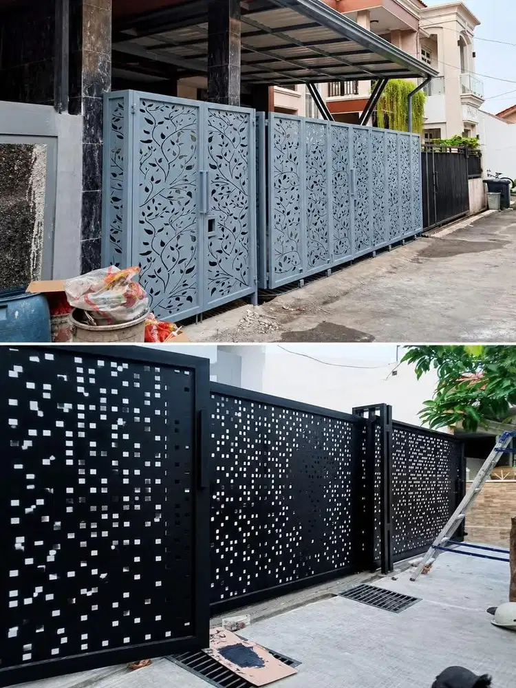 Pagar plat cuting laser