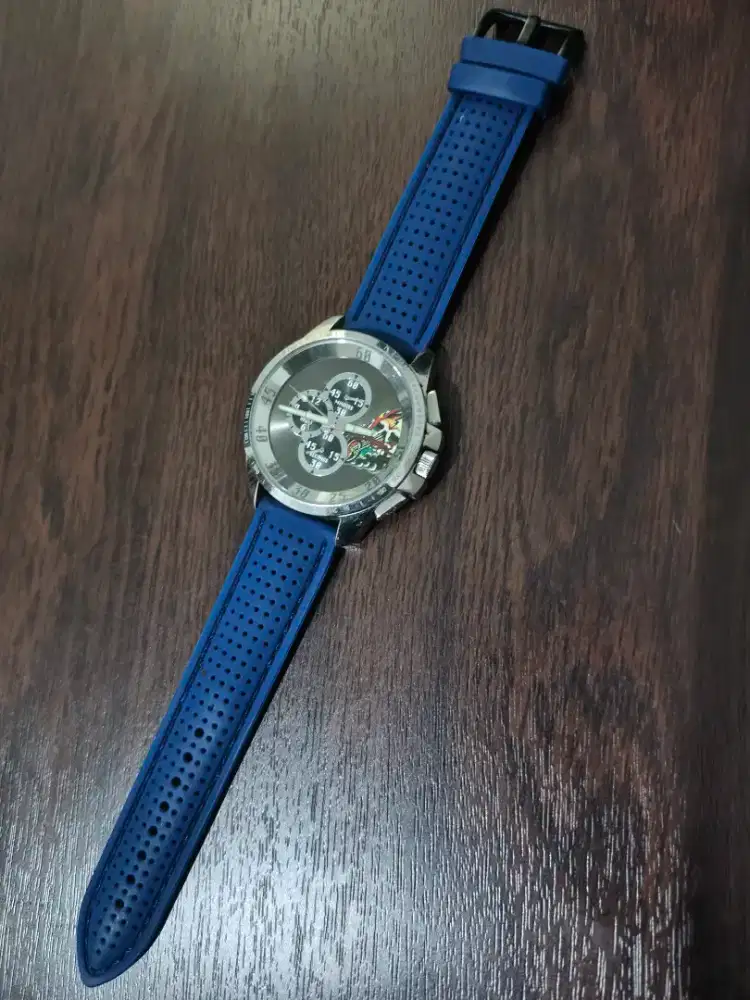 Jam Tangan Original Ed Hardy DR-BK0265 Vintage Blue Strap