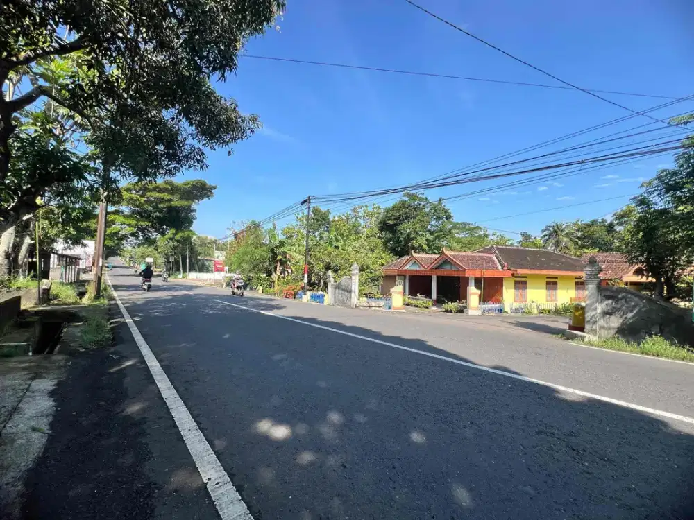 Jual Tanah TURUN HARGA pinggir jalan raya Wiladeg Karangmojo Gunungkidul dekat kota Wonosari murah