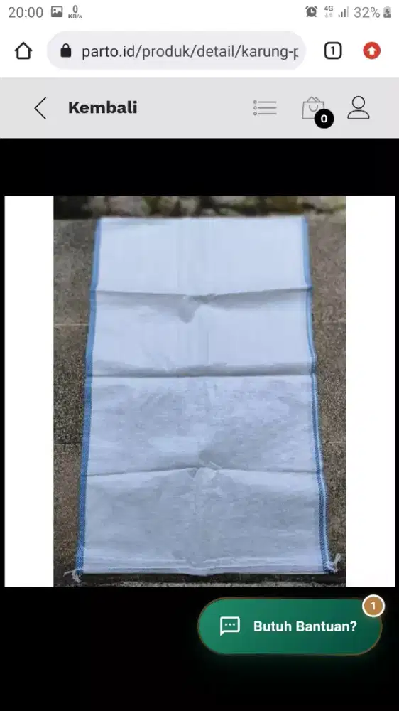 Karung plastik 56x90 cm 50kg