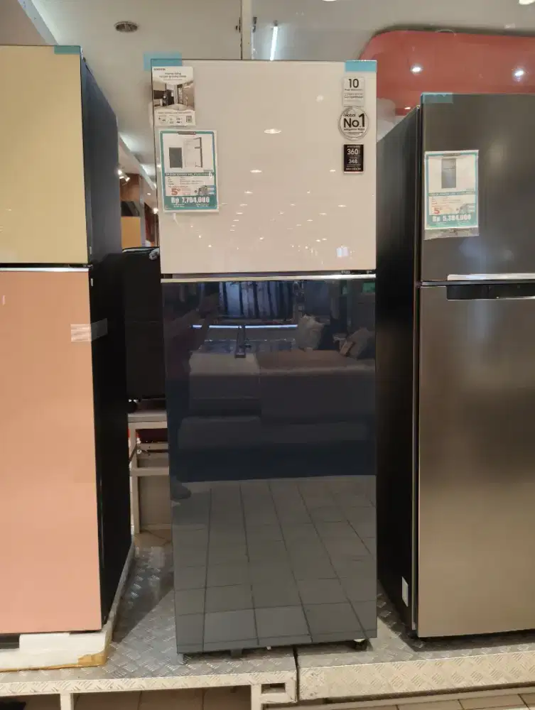 KREDIT KULKAS FRIDGE 2 DOORS 348L IMPIAN DENGAN CICILAN HOME CREDIT! -