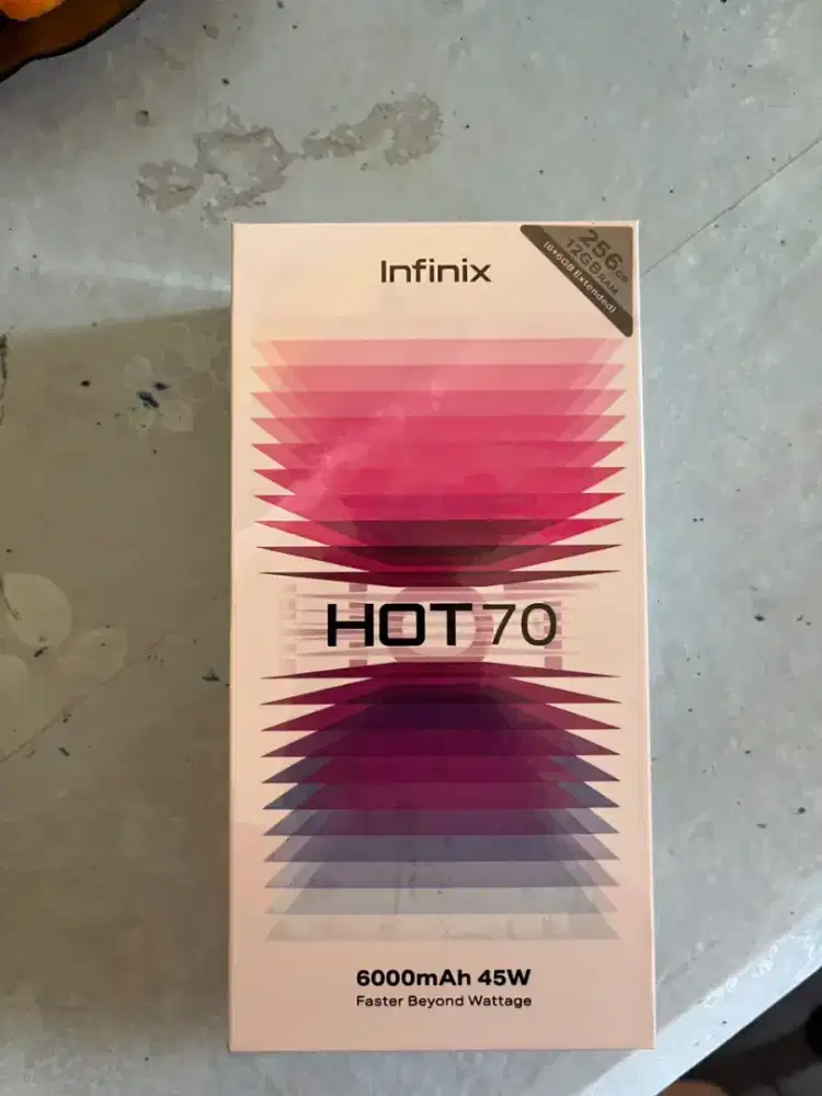 infinix hot 70 6/256 segel
