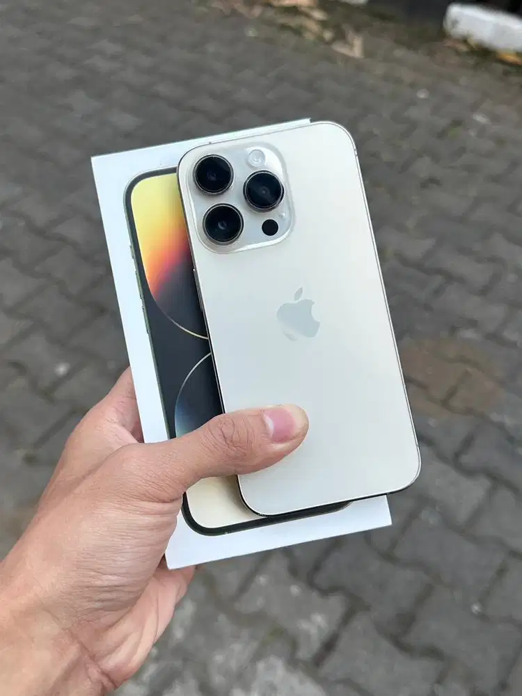 BU! IPHONE 14 PRO 128gb RESMI BEACUKAI SETARA IBOX FULLSET NOMINUS