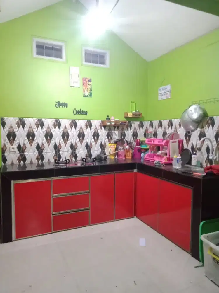 Dapur aluminium kitchen set