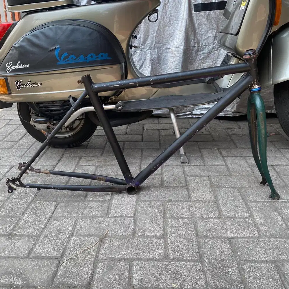 Frame Sepeda MTB Asli Manly Size 18, Roda 26