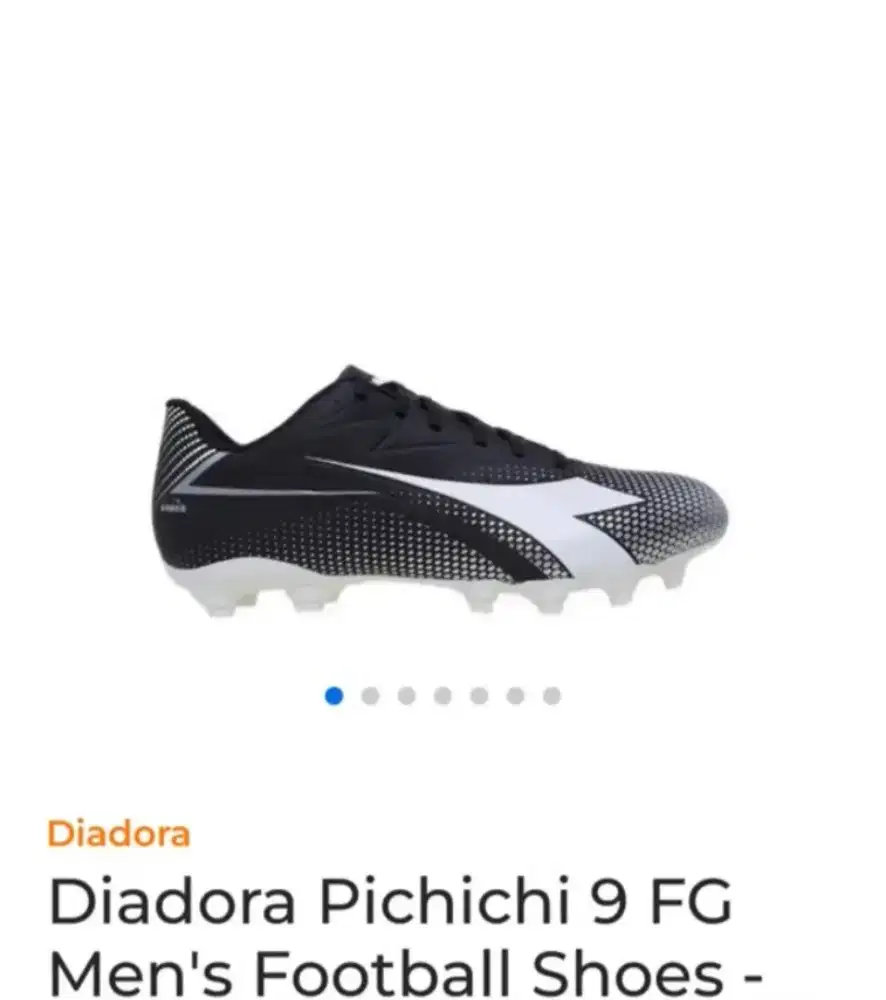 Sepatu diadora pichichi 9 hitam