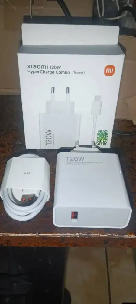 Charger Ori Xiaomi 120W lengkap fullset baru