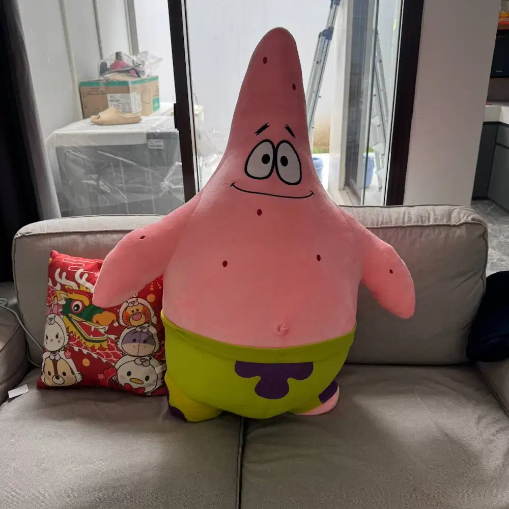 Boneka Patrick Star SpongeBob Jumbo Original Baru Tag