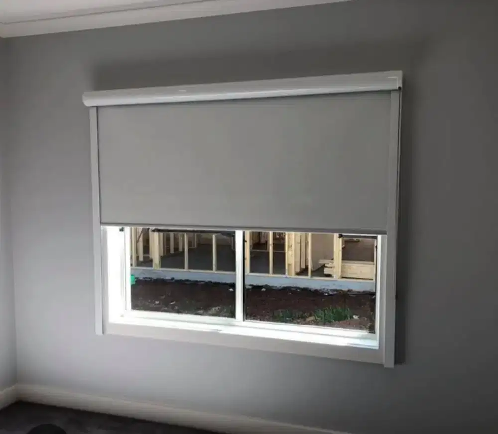 Jual Roller Blind indoor & outdoor bahan blackout